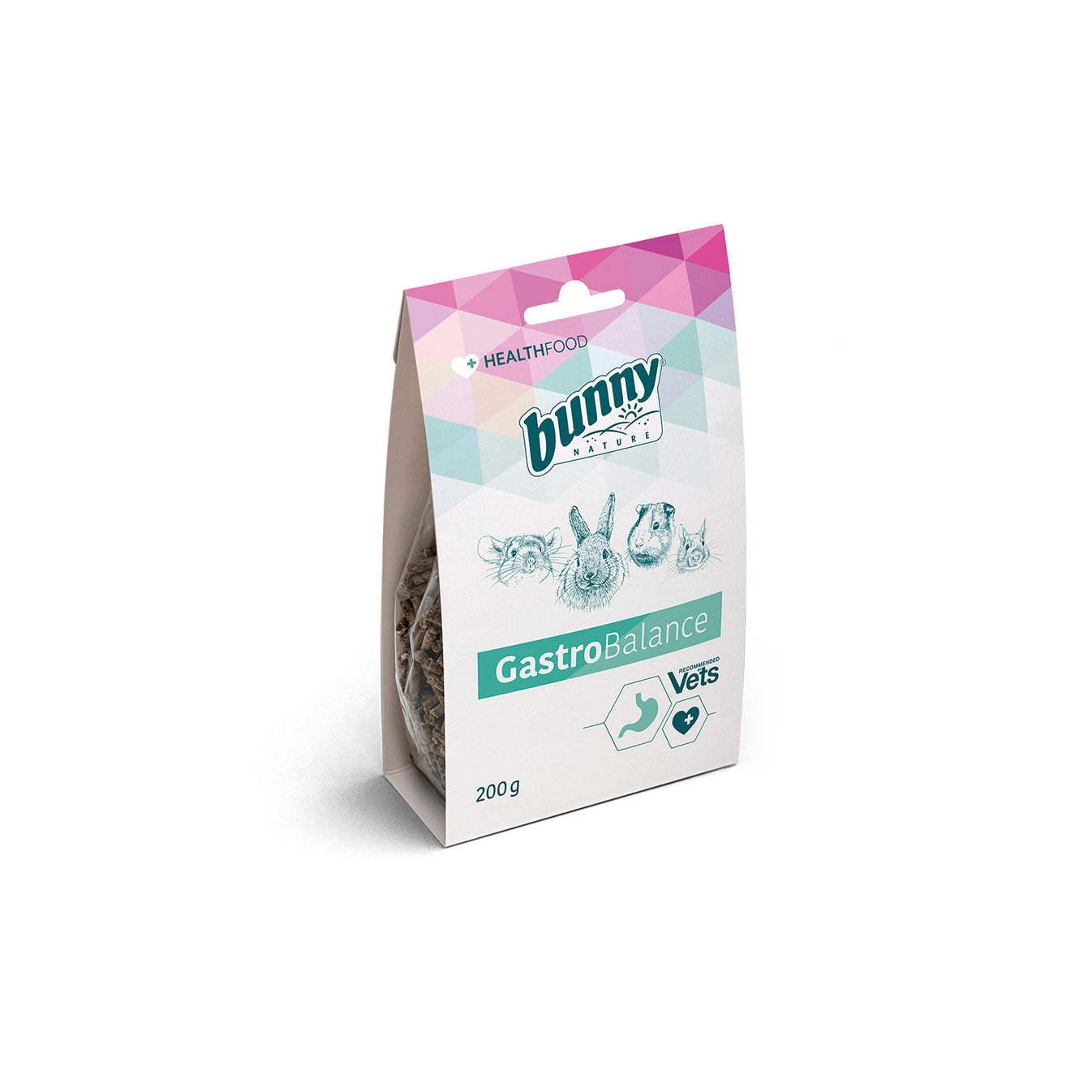 Bunny Nature Health Food 200 g – GastroBalance Stödpellets för mage i obalans för Kaniner