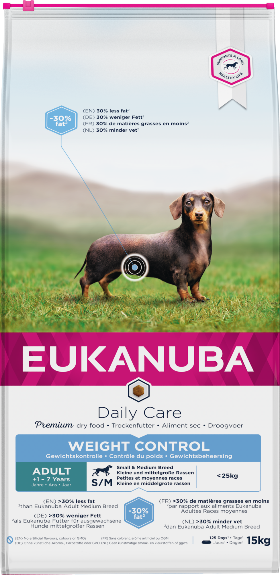 Eukanuba Daily Care Weight Control Adult Small/Medium Breed - Torrfoder Hund