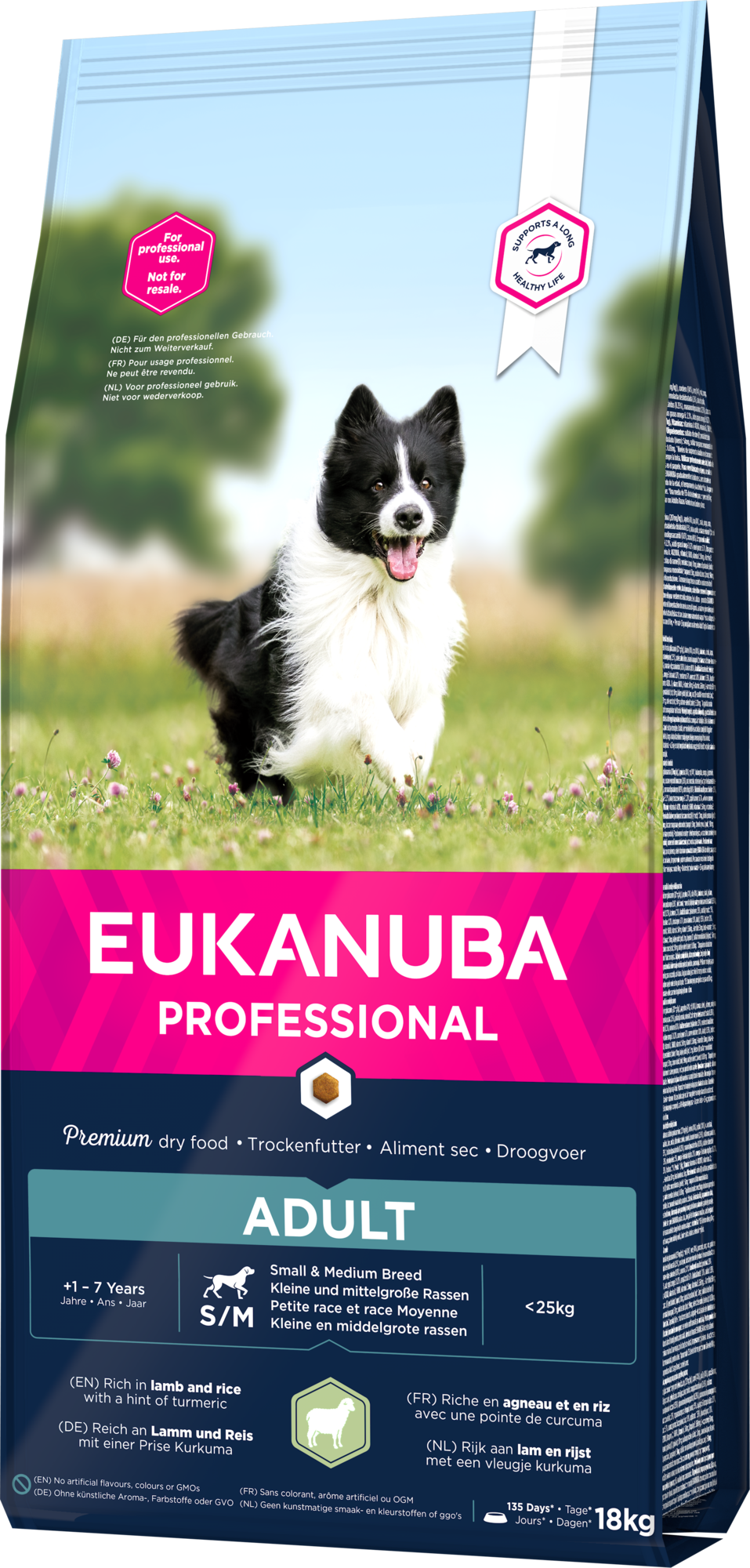 Eukanuba Dog Adult Lamb & Rice Small / Medium Breeder - Torrfoder Hund