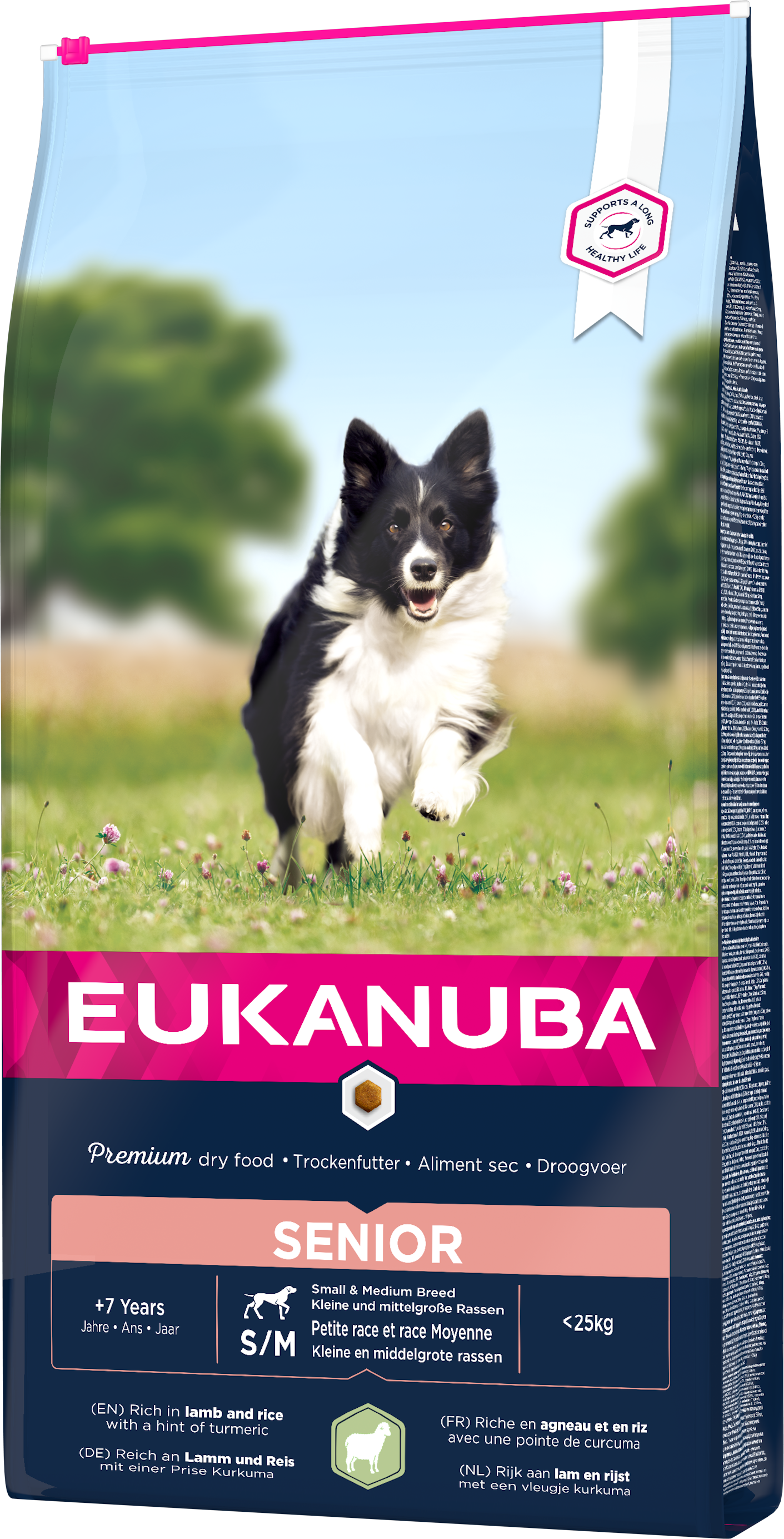 Eukanuba Dog Senior Small / Medium Lamb & Rice - Torrdfoder Äldre Små & Medelstora  Hundar