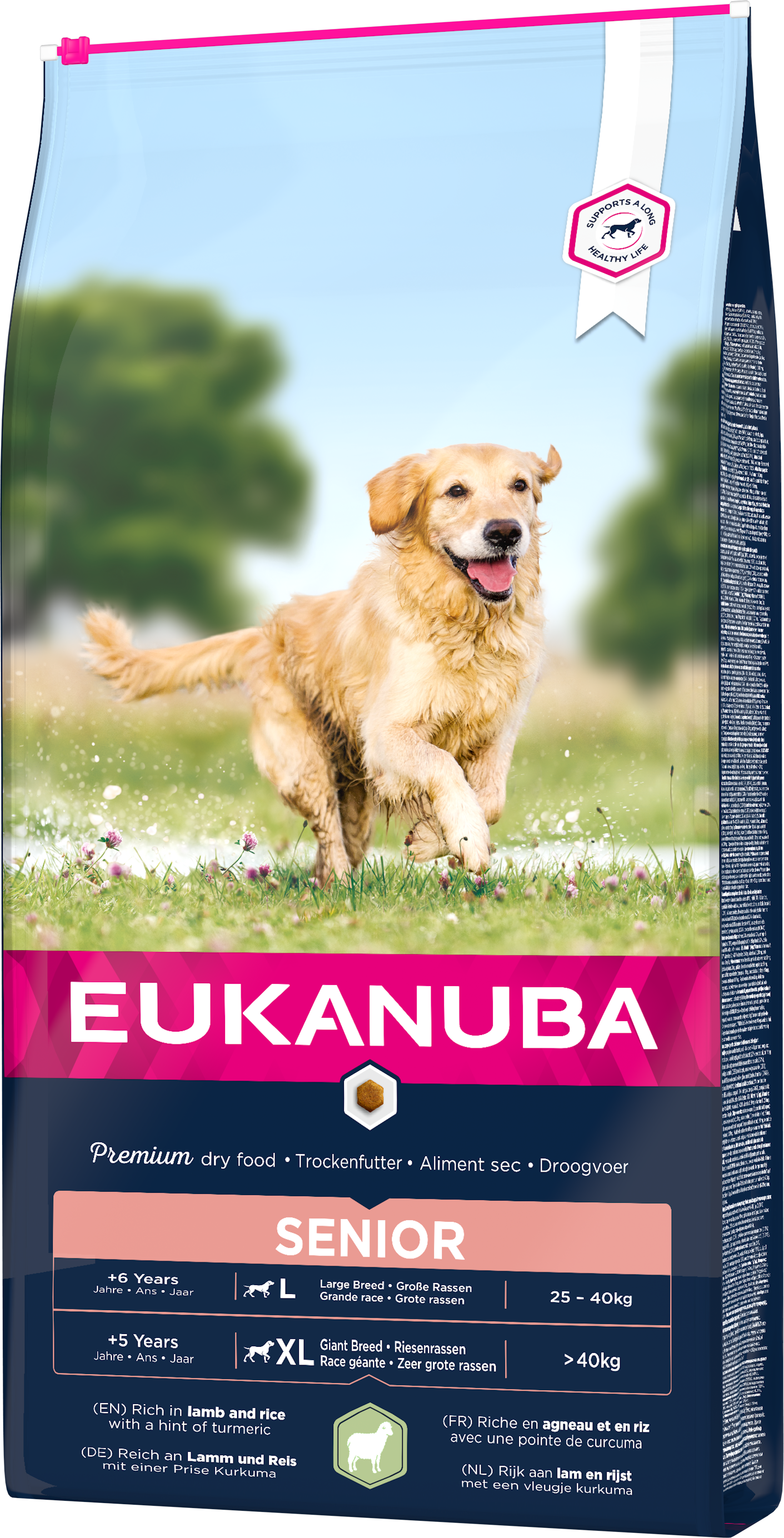 Eukanuba Dog Senior Large Lamb & Rice - Torrdfoder Stora Raser