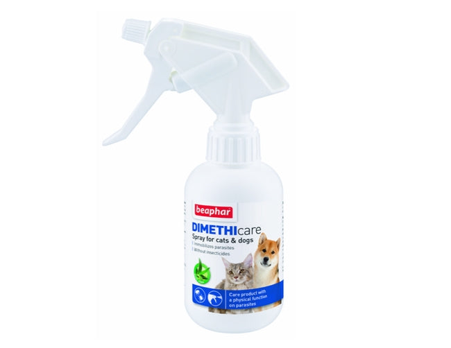 Beaphar Flea & Tick Spray (Dimethicare) Dog/Cat - Fästing spray Skyddar mot ohyra utan kemikalier