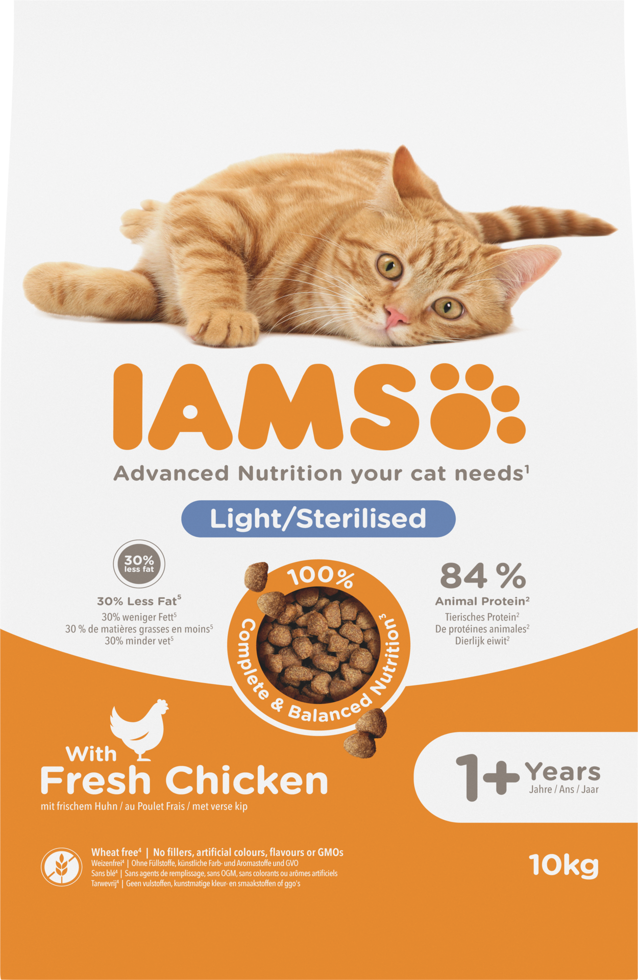 Iams Cat Adult Sterilised 3 kg - Torrfoder Katt