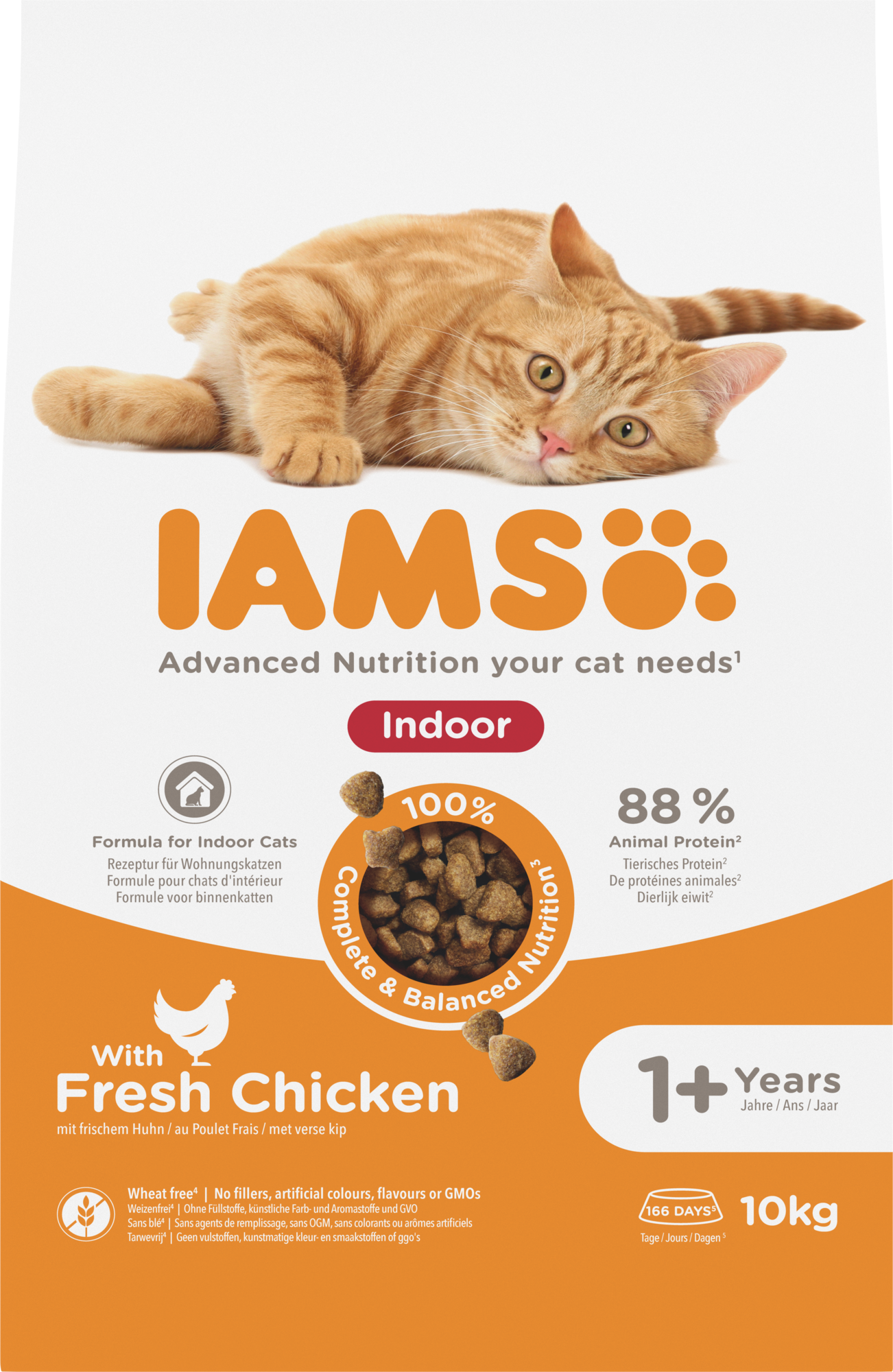 Iams for Vitality Cat Adult Indoor Chicken - Torrfoder Katt