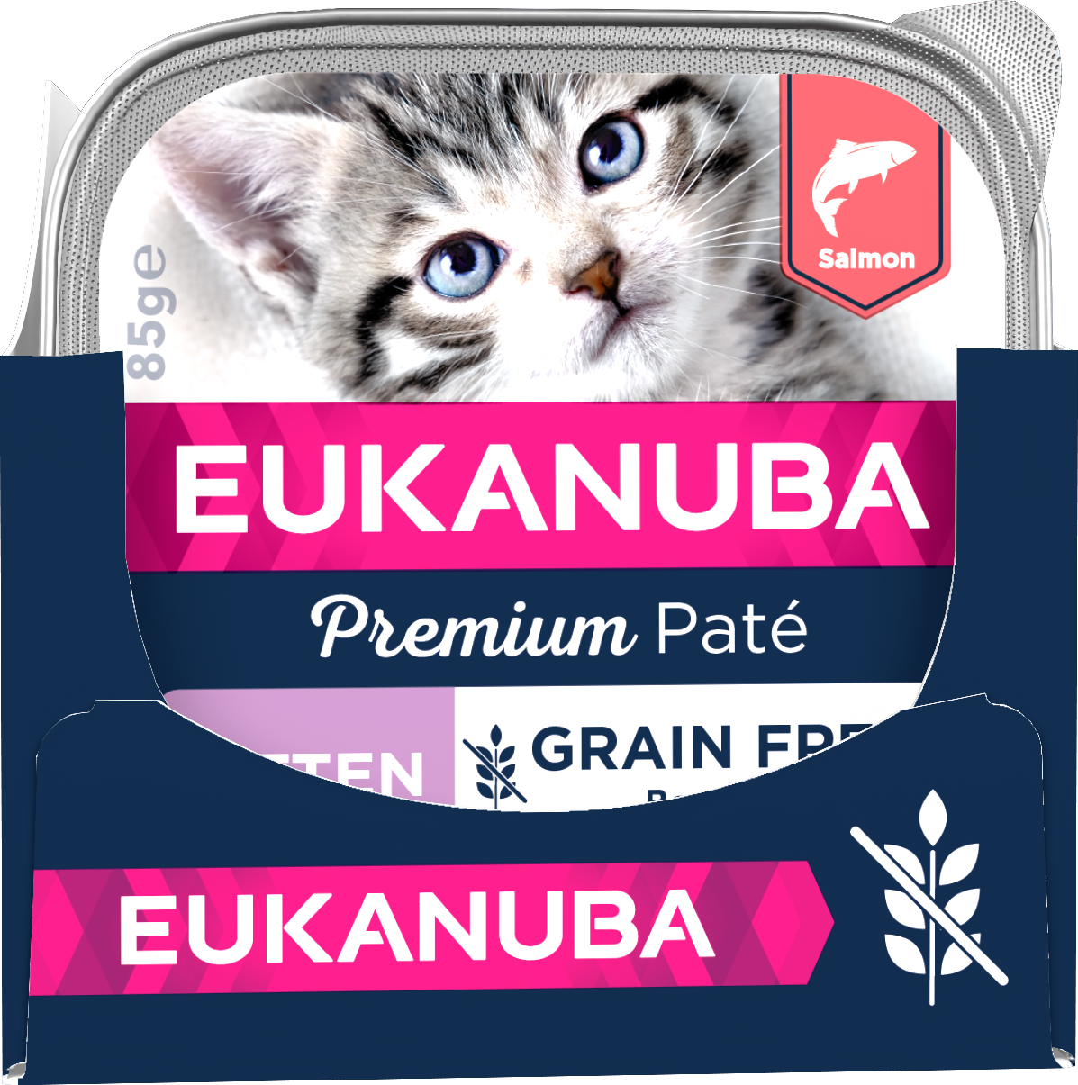 Eukanuba Cat Grain Free Kitten Salmon Paté 85 g x 12 st - Våtfoder Kattunge