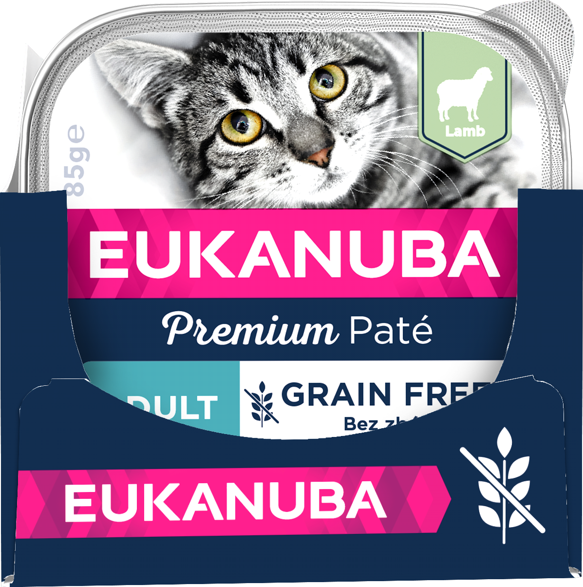 Eukanuba Cat Grain Free Adult Lamb Paté 85 x 12 st - Våtfoder Katt
