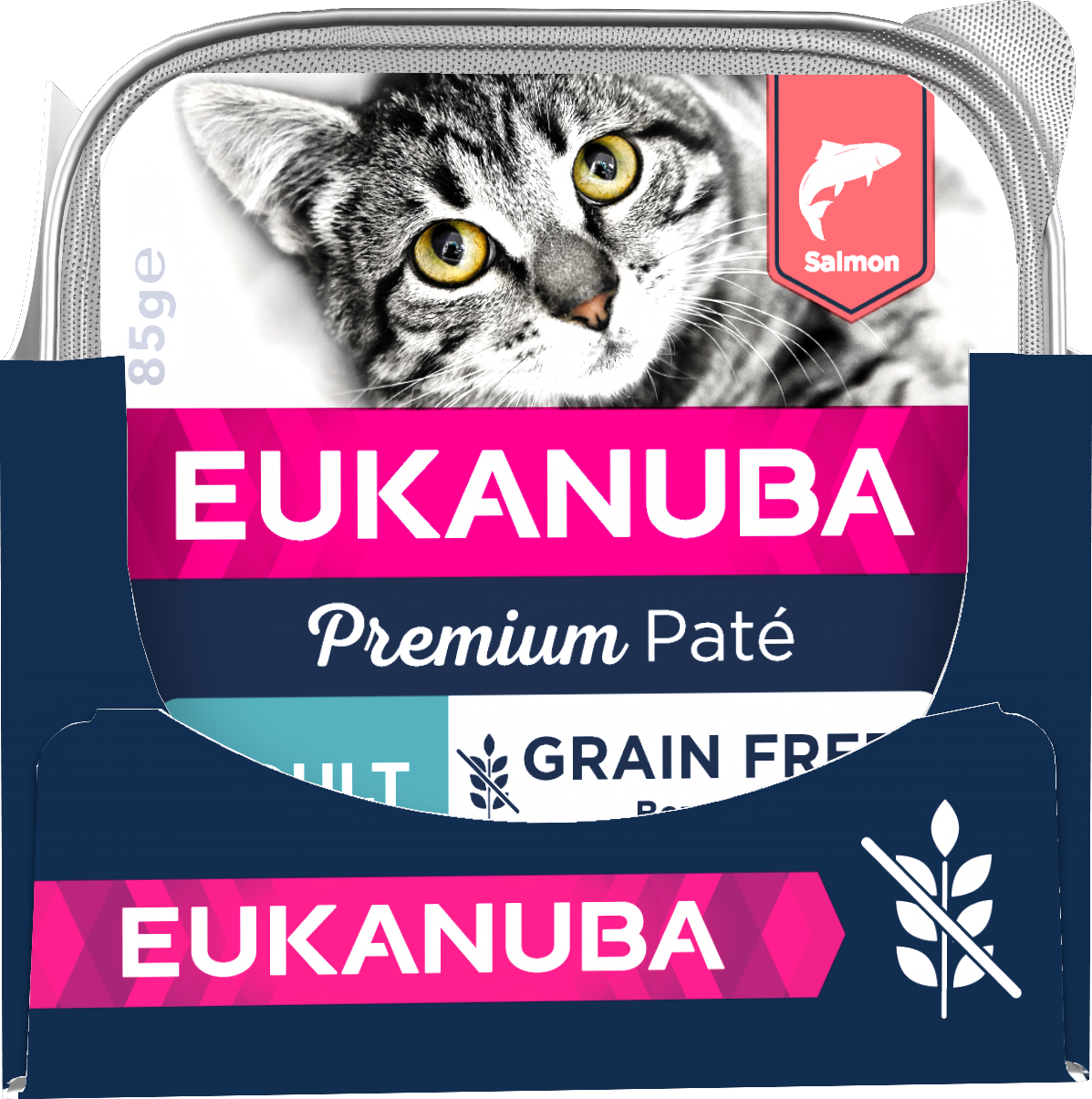 Eukanuba Cat Grain Free Adult Salmon Paté 85 g x 12 st - Våtfoder Katt