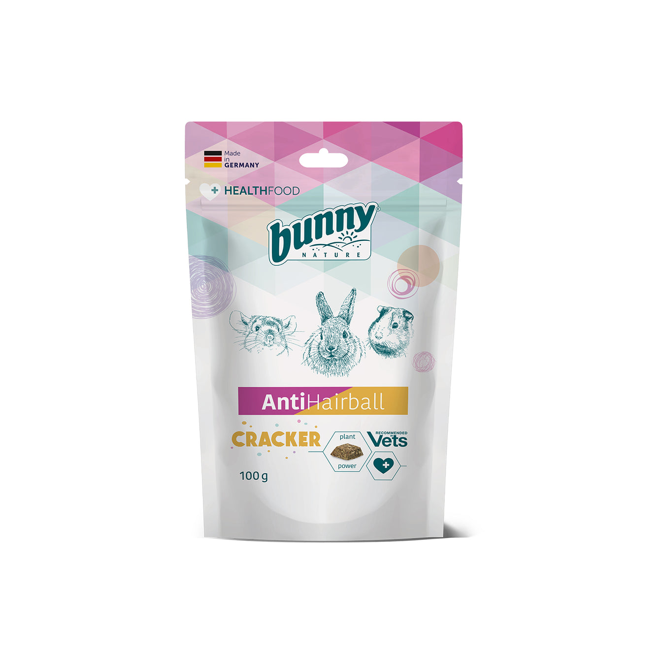 Bunny Nature Anti-Hairball Cracker 100 g - Snacks Gnagare