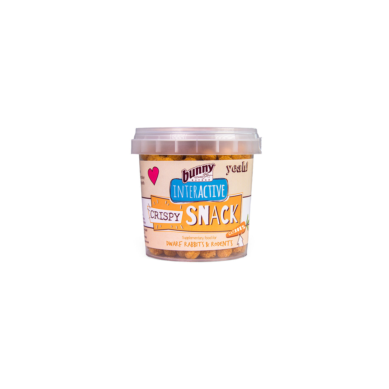 Bunny Nature Crispy Snack Carrot 25 g - Snacks Gnagare