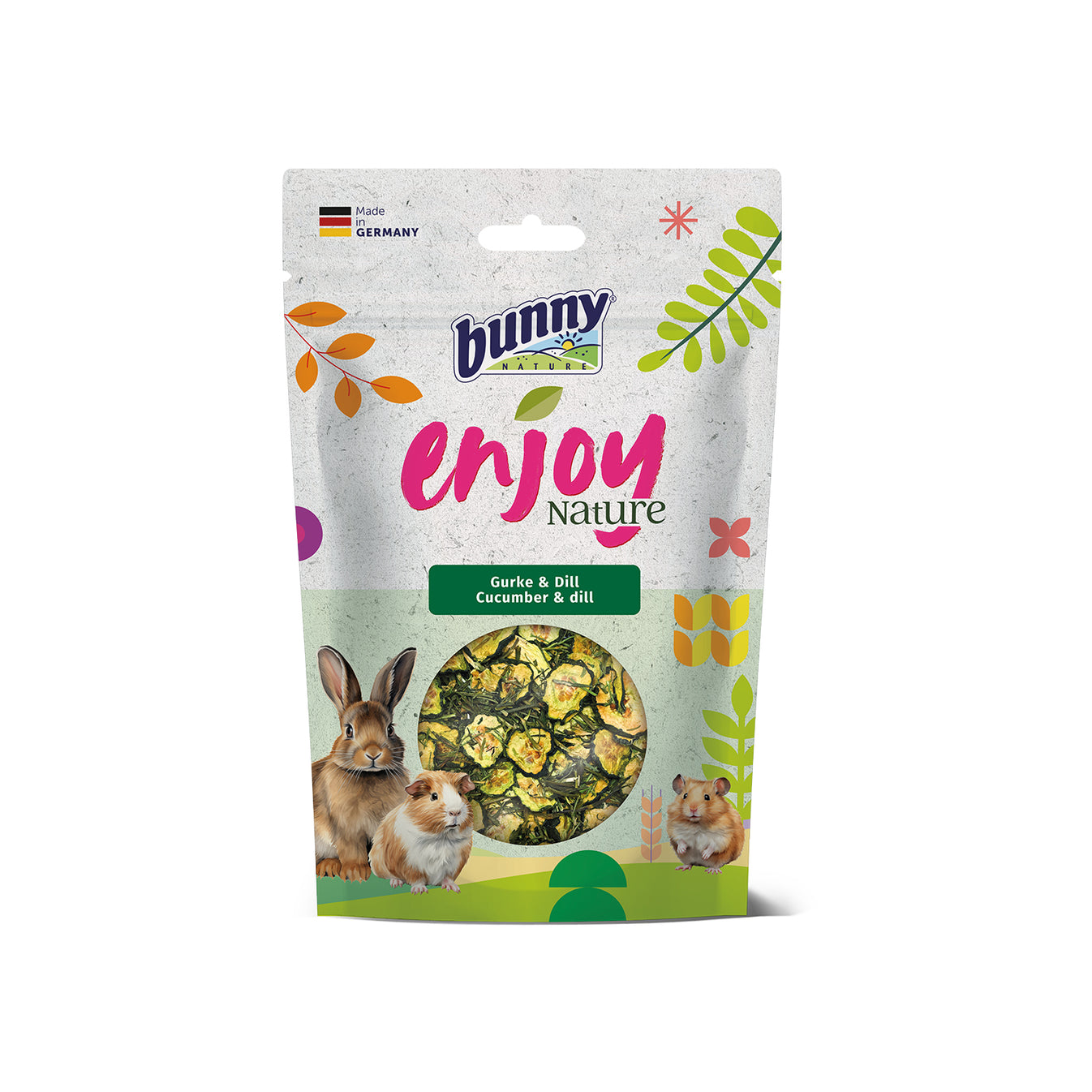 Bunny Nature Enjoy Nature Cucumber & Dill 40 g - Snacks Gnagare