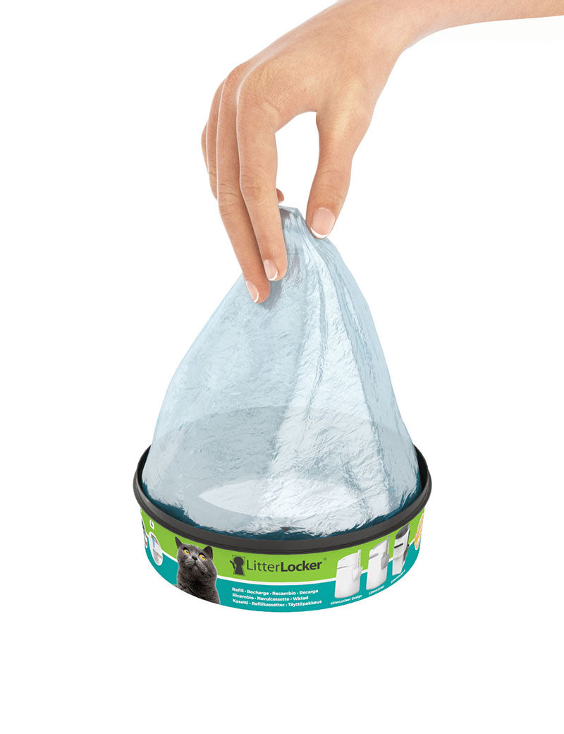 LitterLocker refill 3-pack - Refillpåsar till kattsandautomat