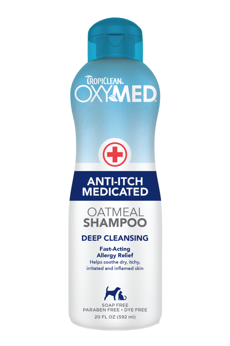 Tropiclean Oxy-Med Medicated Anti-Itch Shampoo - Hundschampo mot Klåda & Allergier